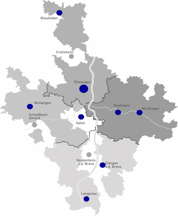 Netzkarte der Netze ODR GmbH