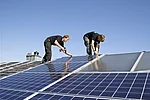 Arbeiten an PV-Modulen