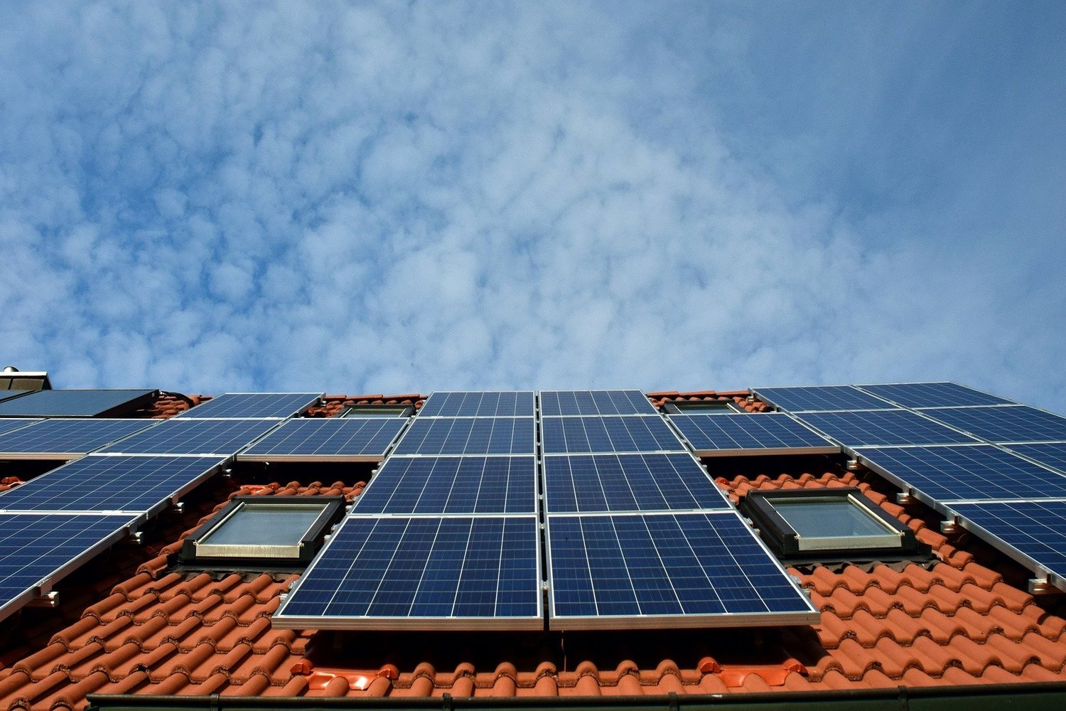 PV Module auf Dach